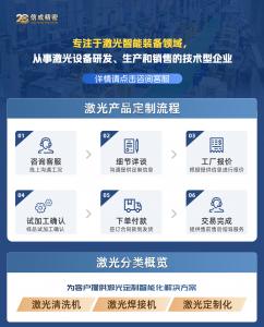 工業(yè)級激光除銹機清洗機智能定制板塊解決方案